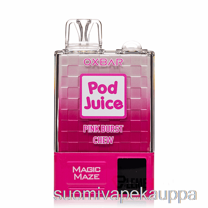 Vape Box Oxbar Magic Maze Pro 10000 Kertakäyttöinen Pink Burst Pureskelu - Pod Mehu